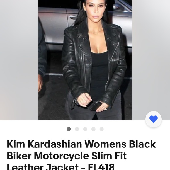 Kim Kardashian Moto Jacket.  Lambskin and very soft. Brand new w tags - Picture 6 of 9